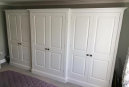 Six door double fronted wardrobe